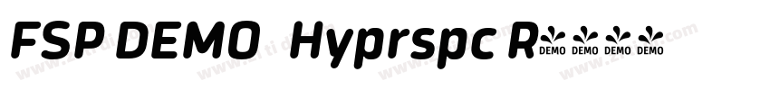 FSP DEMO   Hyprspc R字体转换